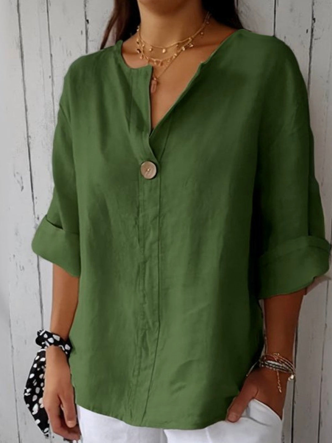 Stefania | V-neck blouse