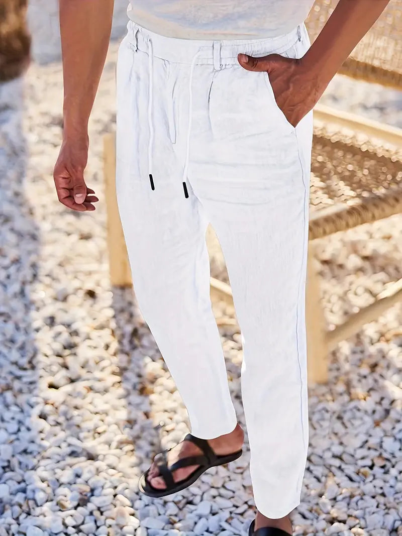 Liam™ | Loose linen pants