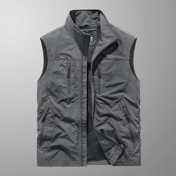Laurent | Breathable Cargo Vest with Multiple Pockets