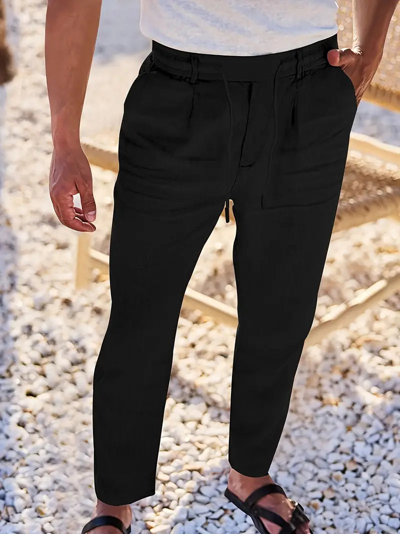 Liam™ | Loose linen pants