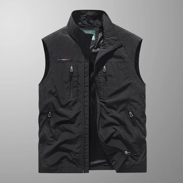 Laurent | Breathable Cargo Vest with Multiple Pockets