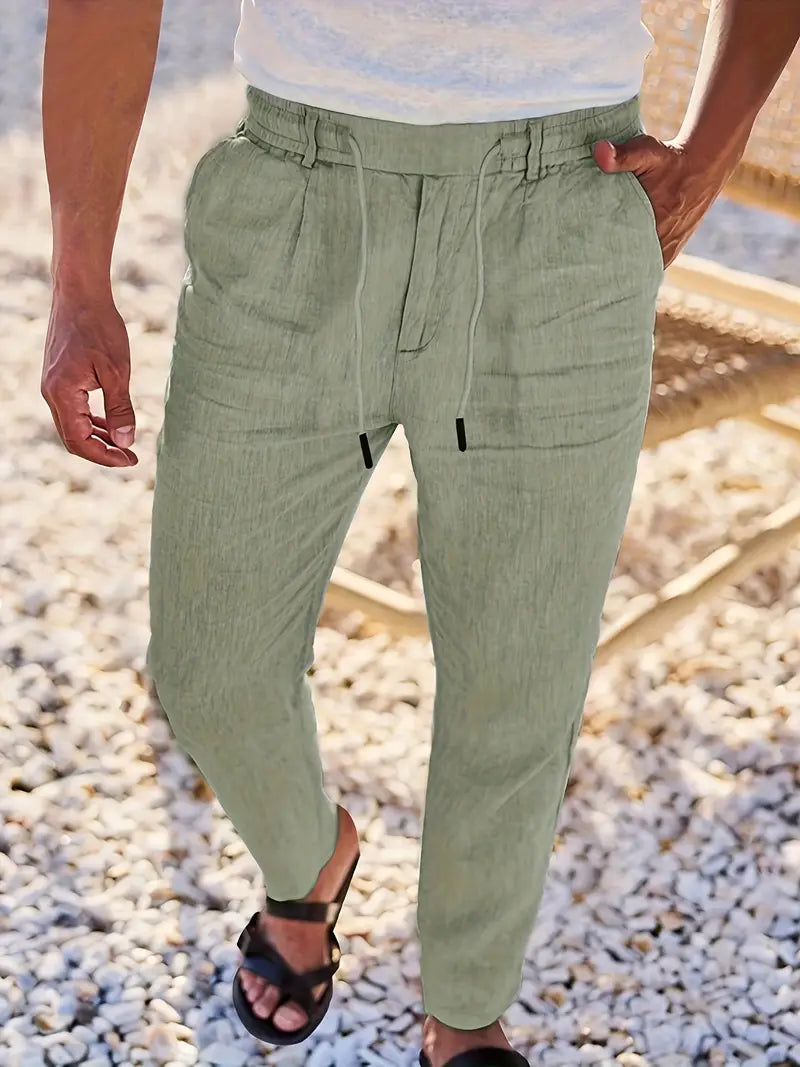 Liam™ | Loose linen pants