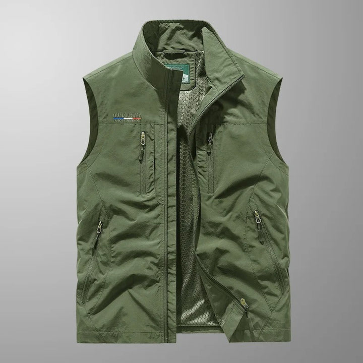 Laurent | Breathable Cargo Vest with Multiple Pockets
