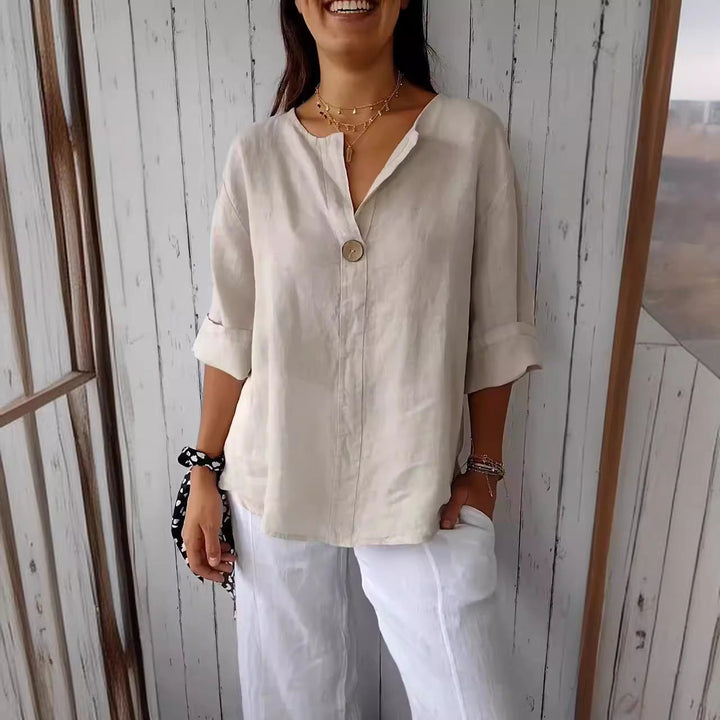 Stefania | V-neck blouse
