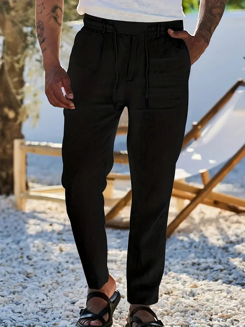 Liam™ | Loose linen pants
