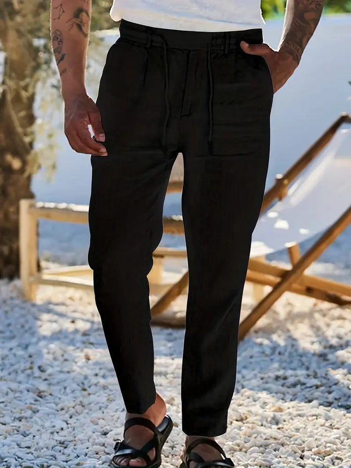Liam™ | Loose linen pants