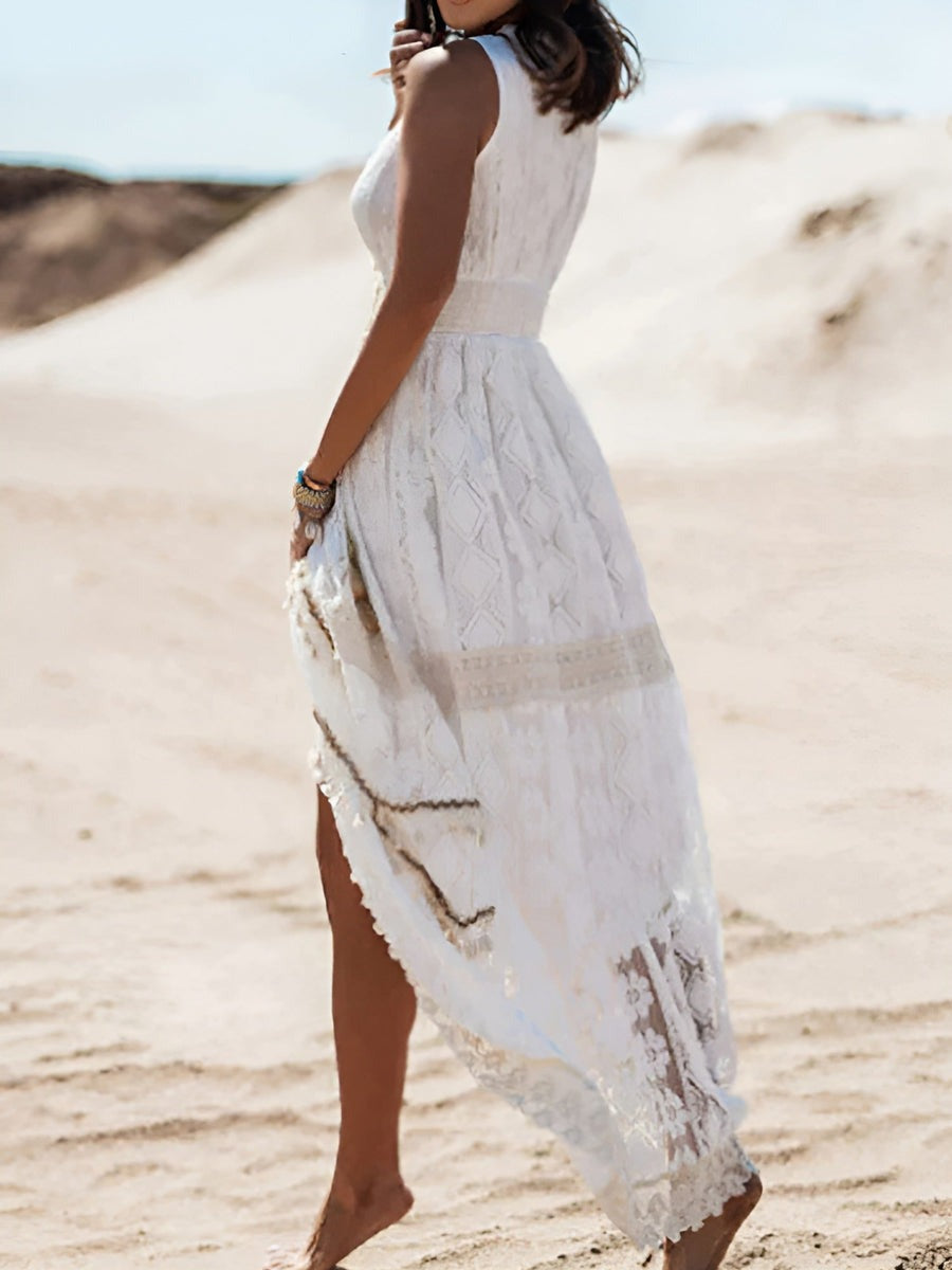 Ewelina | Romantic lace maxi dress