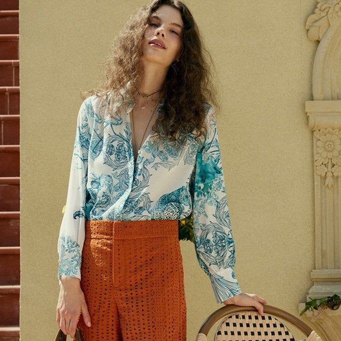 Jeanie Silk Blouse