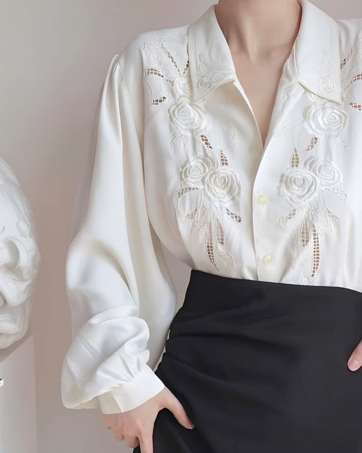 Roselle Embroidered Shirt