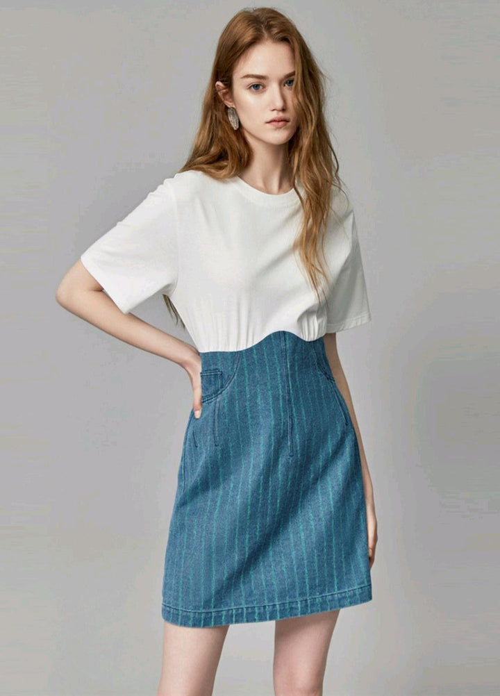 Denim Polo Dress