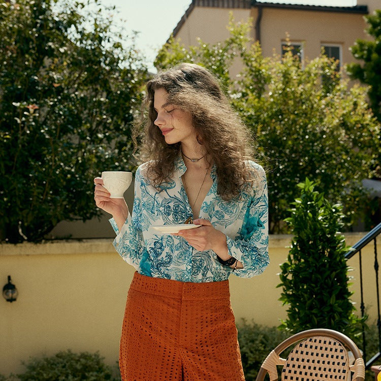 Jeanie Silk Blouse