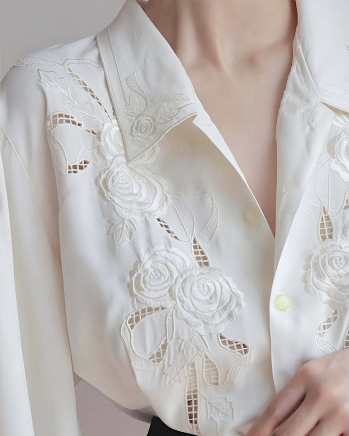 Roselle Embroidered Shirt
