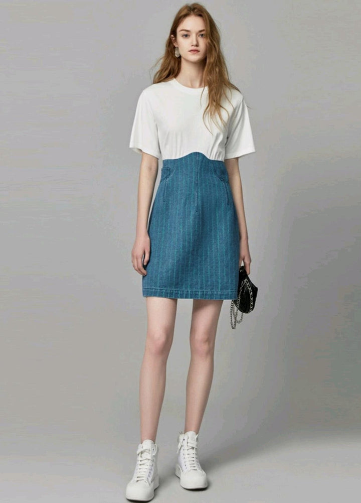 Denim Polo Dress