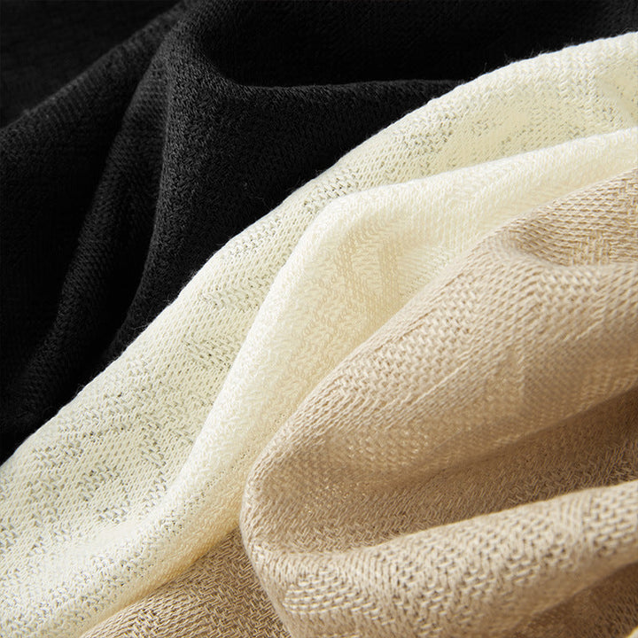 Embossed Jacquard Knit Shirt