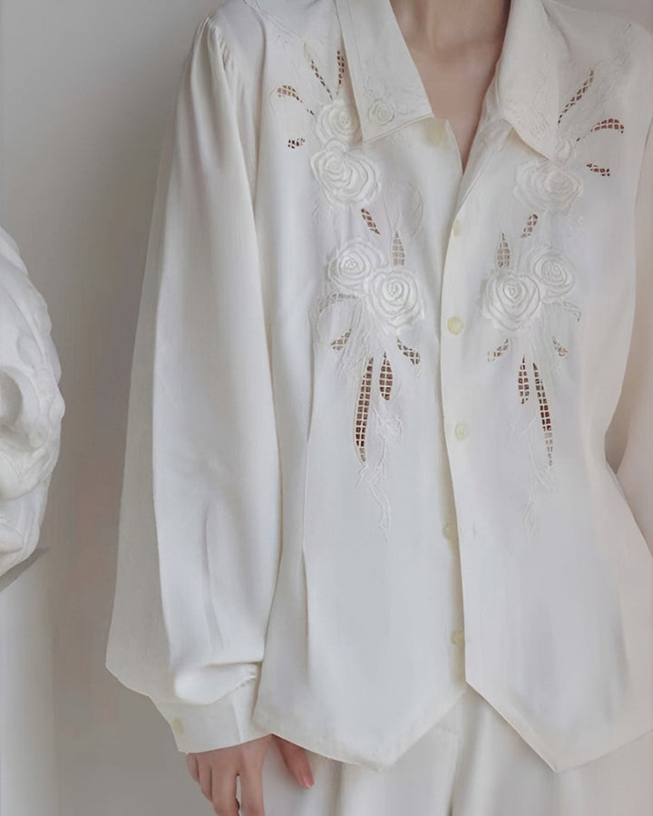 Roselle Embroidered Shirt