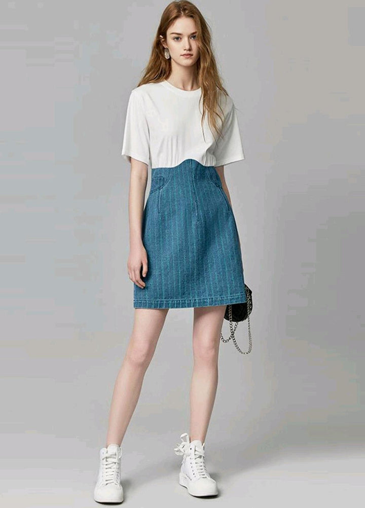 Denim Polo Dress