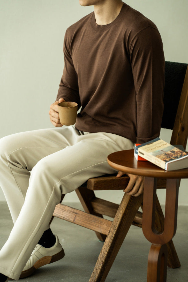 Galen Silk Long Sleeve