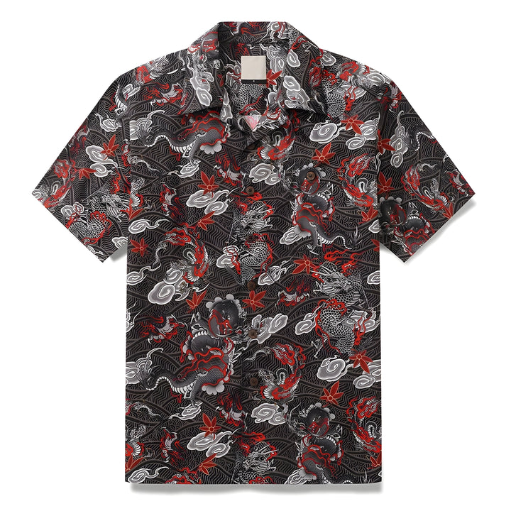Eastern Dragon Print Shirt