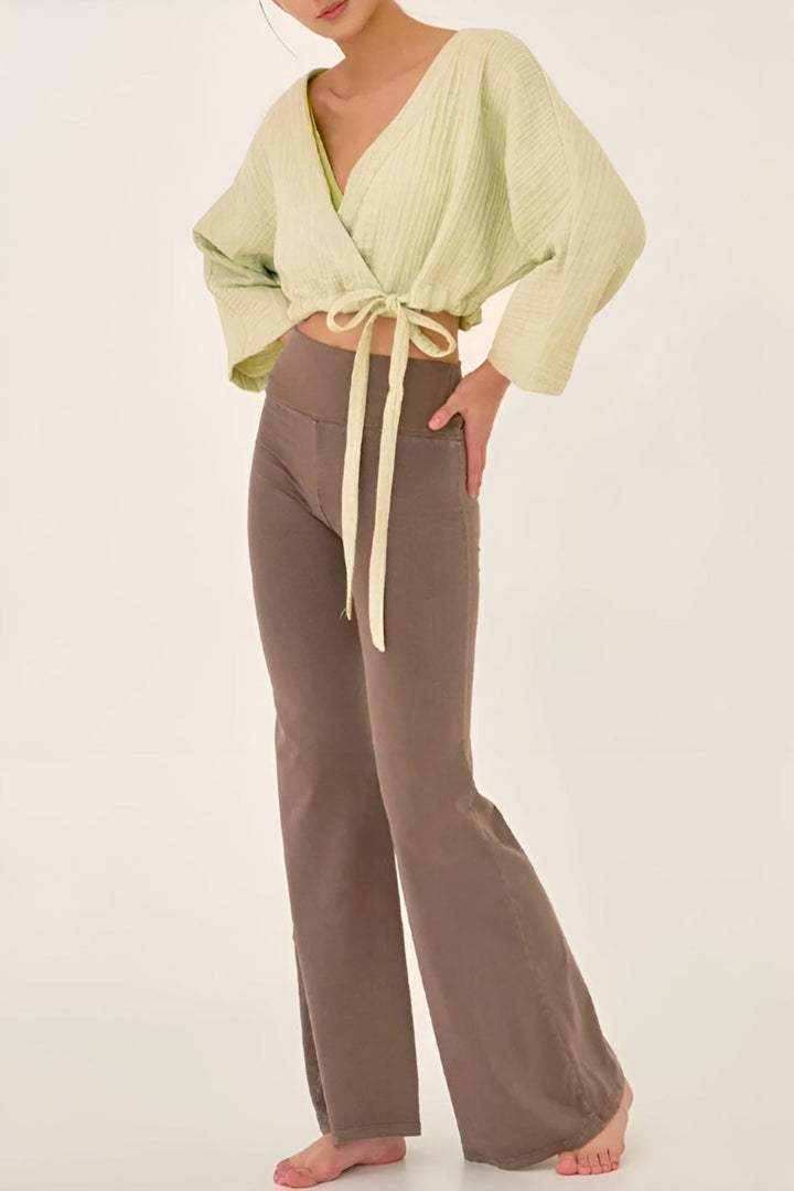Wrap-Around Crop Top