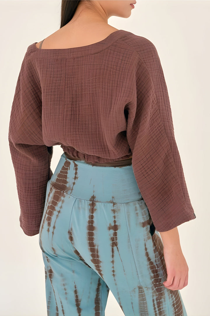 Wrap-Around Crop Top