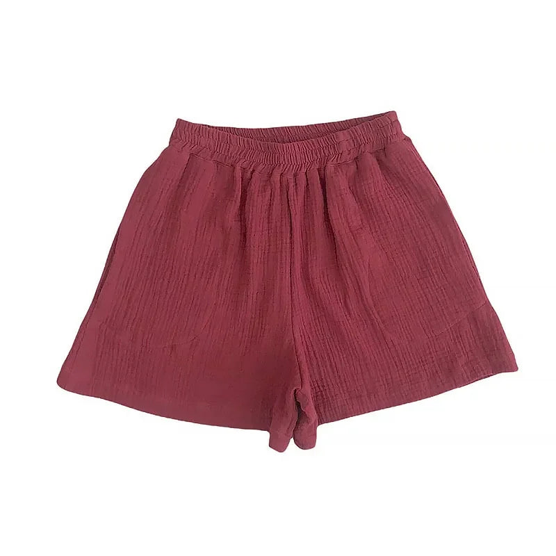 Lori  Relaxed Cotton Shorts
