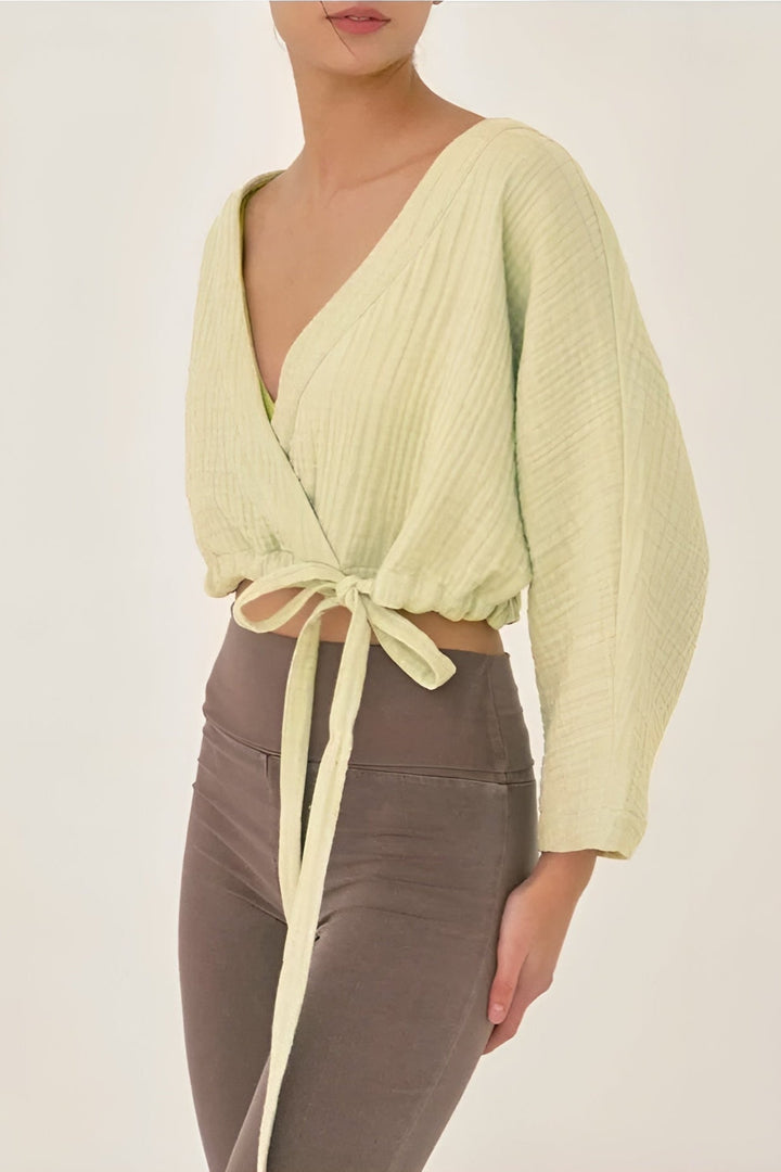 Wrap-Around Crop Top