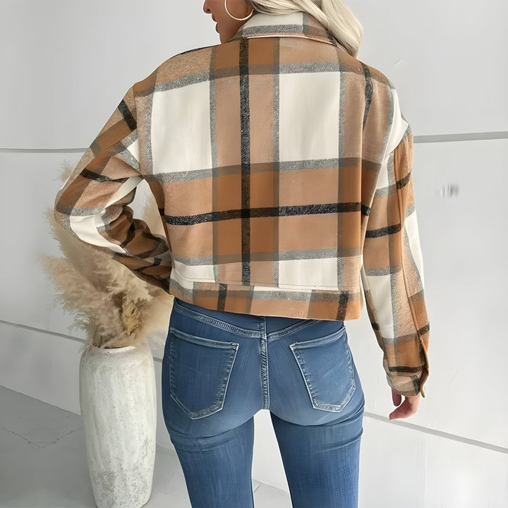 Emma Plaid-Wash Jacket