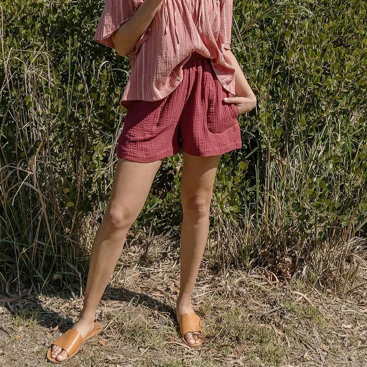 Lori  Relaxed Cotton Shorts