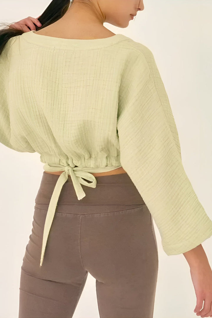 Wrap-Around Crop Top
