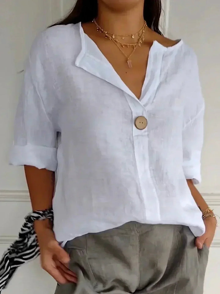 Stefania | V-neck blouse