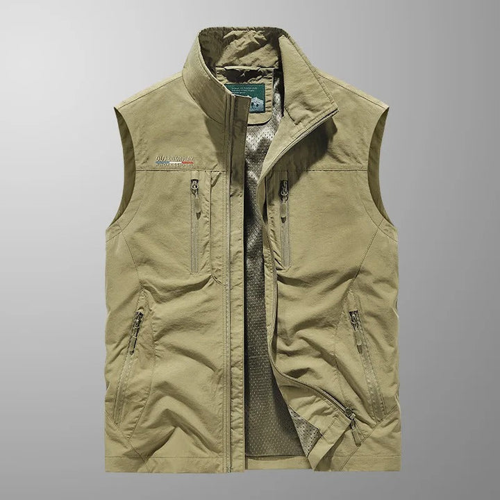 Laurent | Breathable Cargo Vest with Multiple Pockets